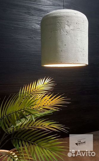 Люстра из бетона