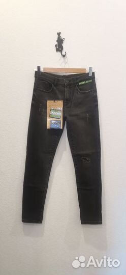Новые джинсы zara 152 серые