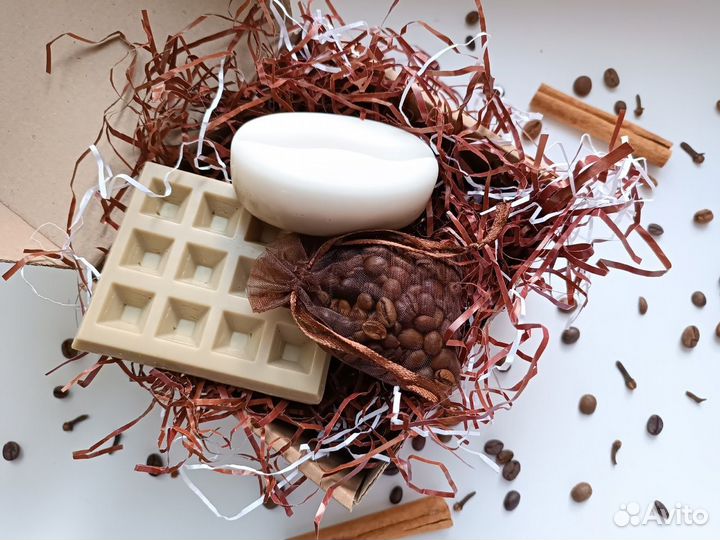 Подарочный бокс набор мыла ручной работы