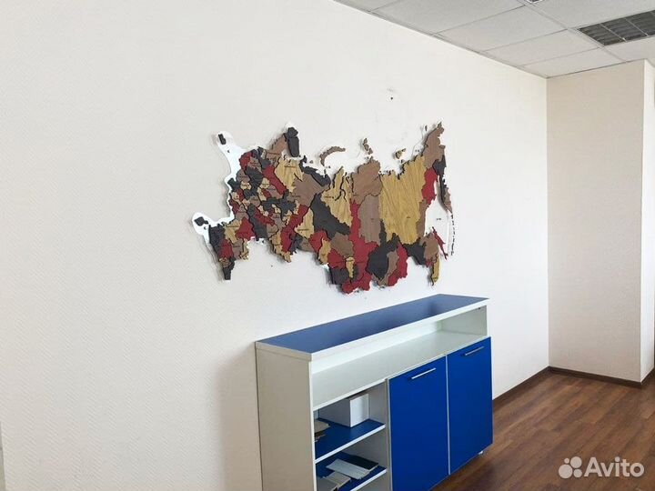 Карты России из дерева Новосибирск