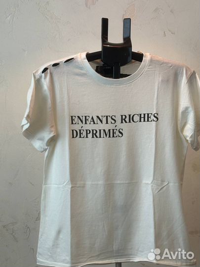 Enfants Riches Deprimes ERD logo футболка на руках