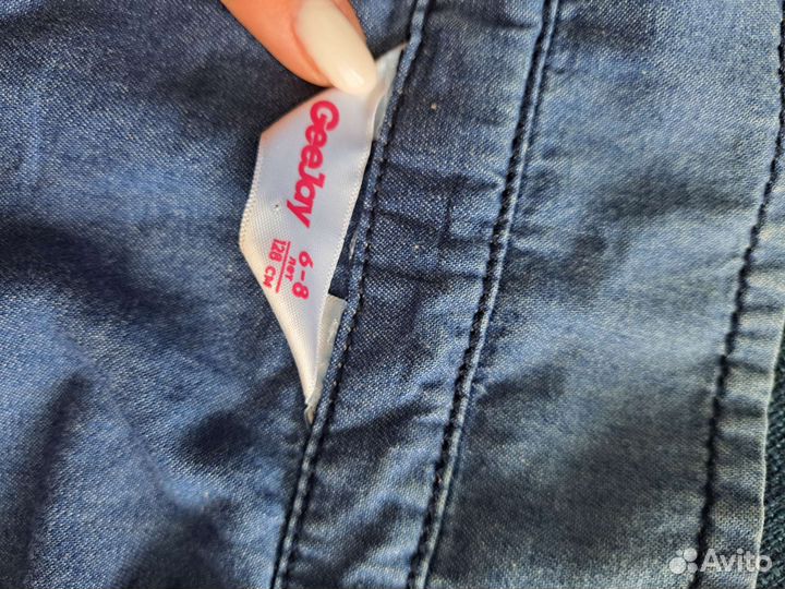 Джинсовая рубашка