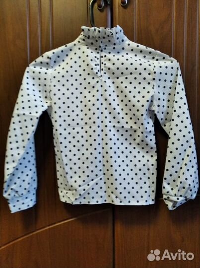 Блузка для девочки школьная