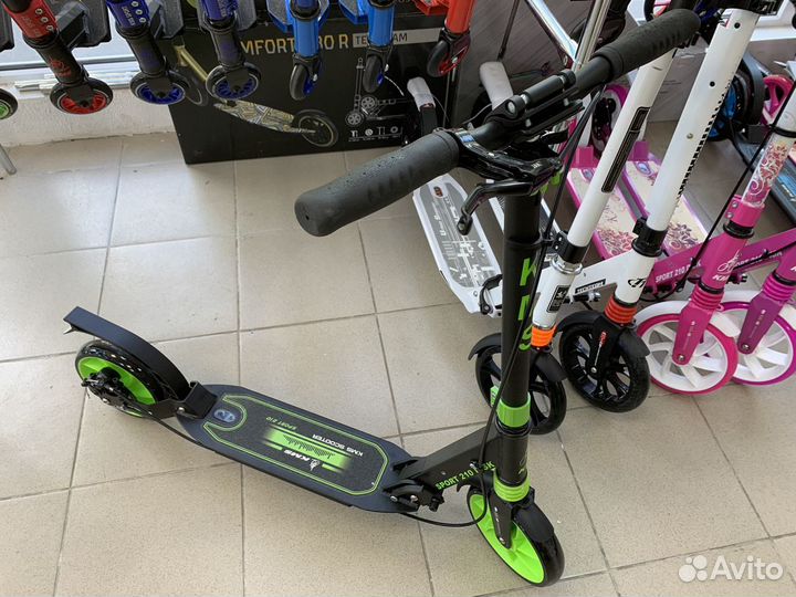 Самокат ручной дисковый тормоз