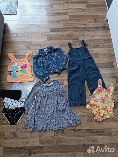 Пакет вещей на девочку 3-4 года