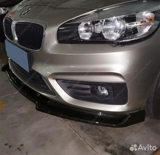 Спойлер на передний бампер BMW f45, f46 (2серии)