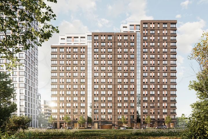 2-к. квартира, 45,1 м², 12/19 эт.