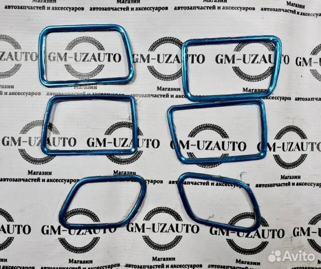 Хромированные накладки дефлекторов воздуховода