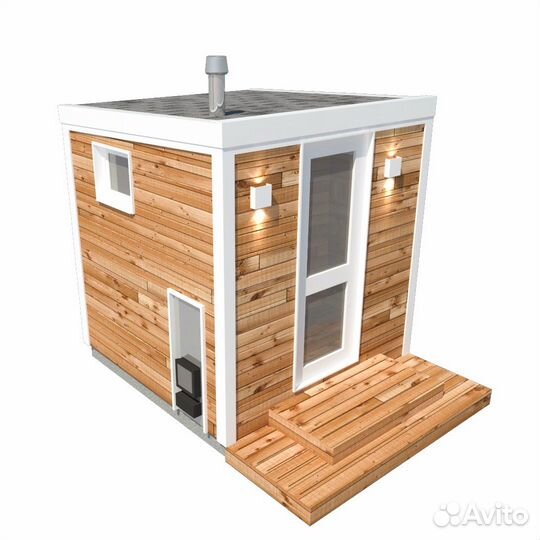 Модульные бани вагончики