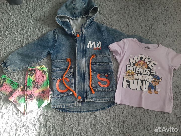 Детские вещи пакетом на девочку 116-128