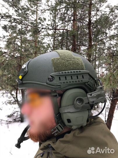 Активные военные наушники FMA AMP