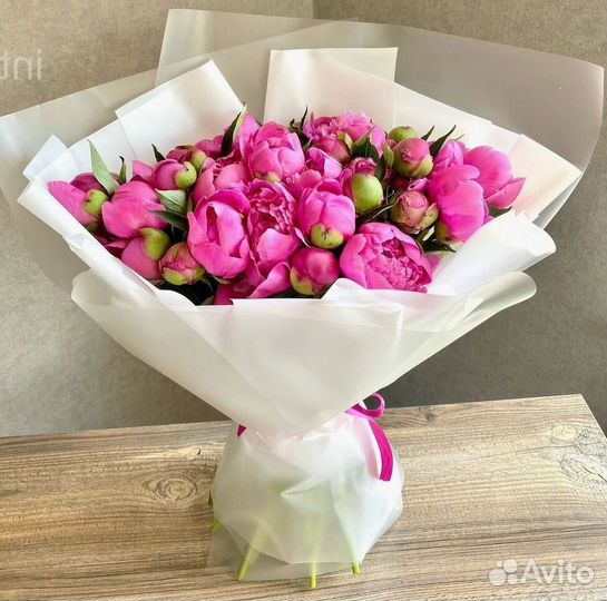 Букет пионов