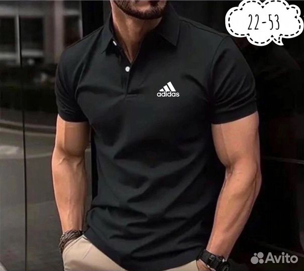 Polo мужское adidas