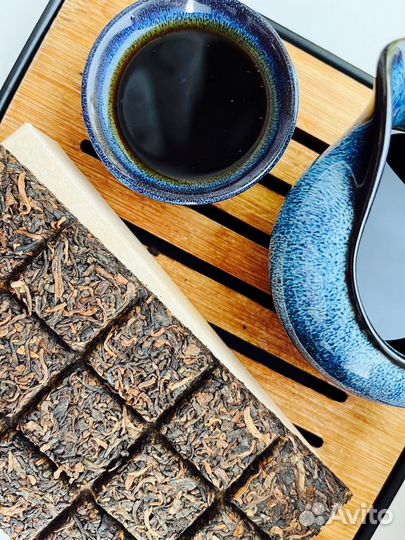 Чай,хмельной Китайский,безмятежность Габа, Пуэр