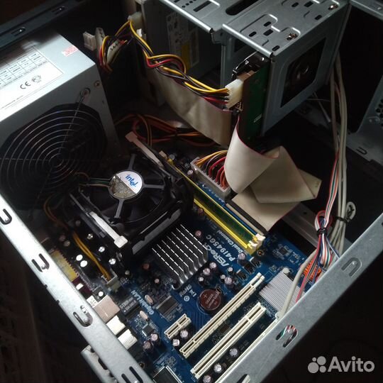 Рабочий б/у системный блок на 478 сокете