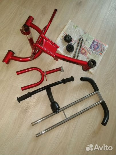 Велосипед детский трёхколёсный на запчасти