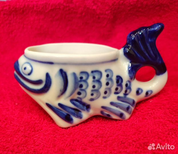 Гжель, рыбка, соусница