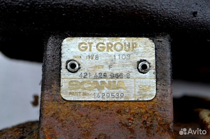 Заслонка горного тормоза scania 4-series 124 (01.9