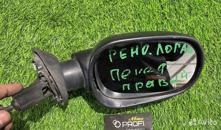Зеркало правое механическое Renault Logan