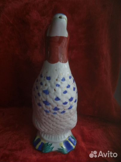 Графин. Штоф. Фарфор. СССР. Утка
