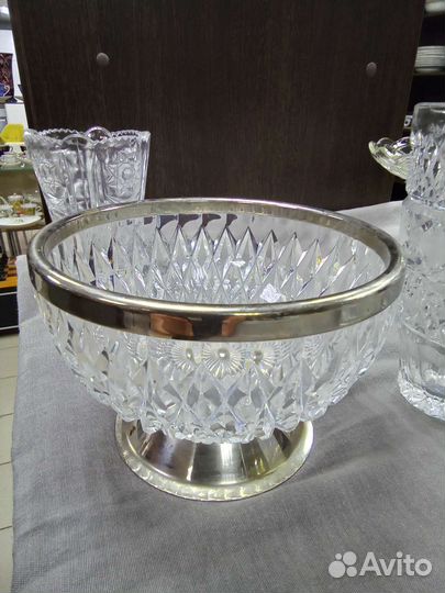 Ваза хрусталь Олимпиада