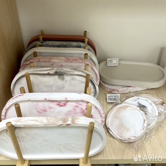 Изделия из гипса/ поднос из гипса