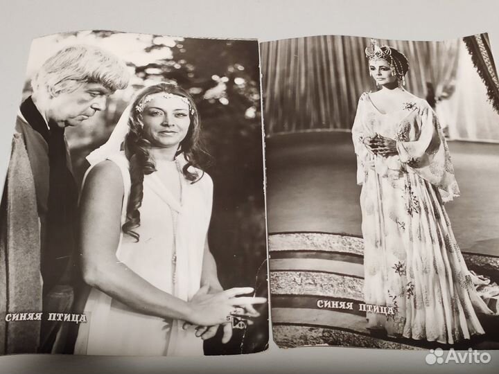 Набор ретро фотографий Синяя птица и Спартак