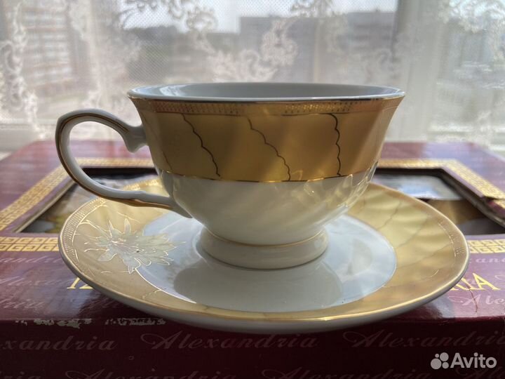 Чайный сервиз костяной фарфор Япония