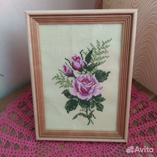 Картина вышитая крестиком