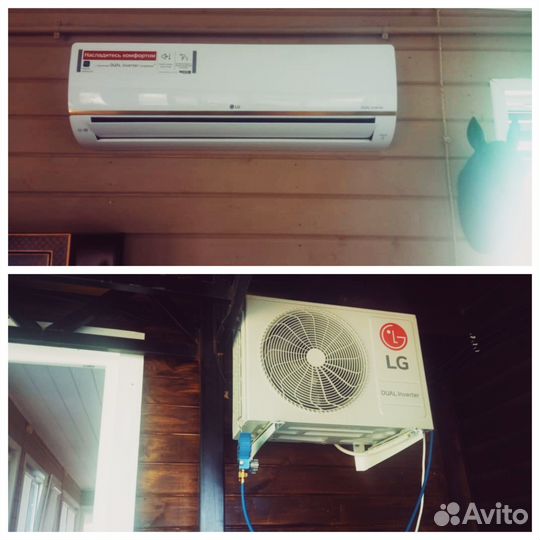 Кондиционеры с установкой и прокладкой трассы