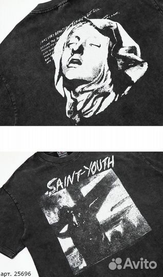 Футболка saint youth Чёрная