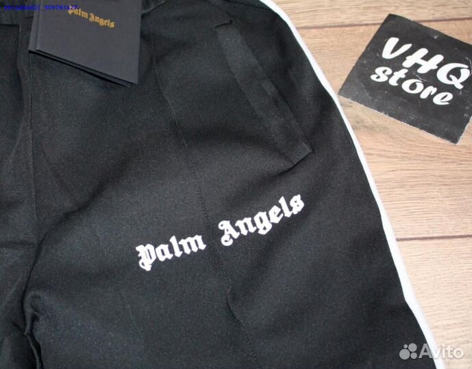 Штаны черные Palm Angels (Арт.96072)