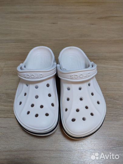 Crocs сабо для пляжа кроксы белые