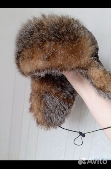 Мужская шапка-ушанка 55-59р