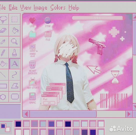 Парик Янь Фэй геншин