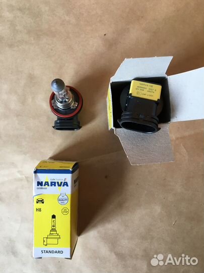 Лампа галоген. H8 35W narva 2шт