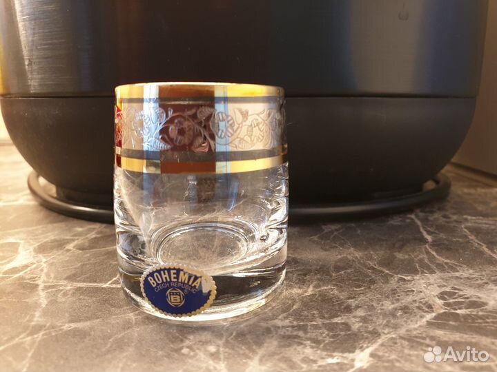 Стаканы д/виски Ideal панто платина Чехия Богемия