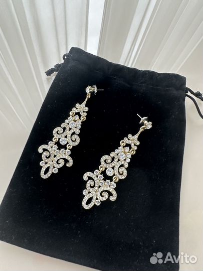 Серьги свадебные