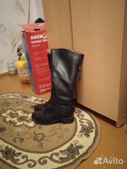 Сапоги женские зимние натуральная кожа 40