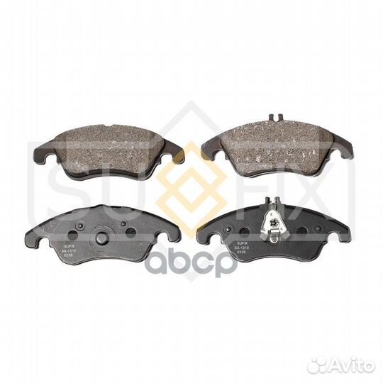 Колодки тормозные дисковые перед прав/лев S