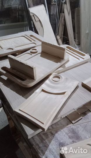 Поднос для шашлыка с логотипом и надписью