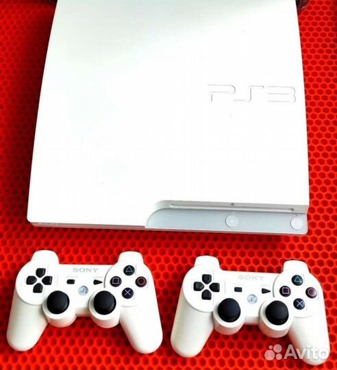 Sony PS3 Белоснежная + 73игры