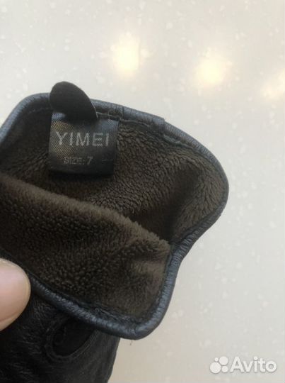 Перчатки женские кожаные 7