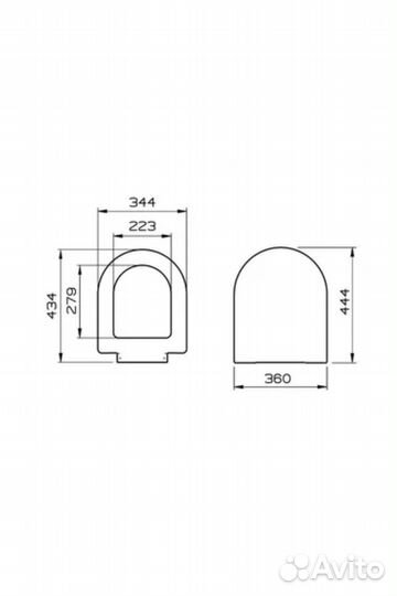 Крышка для унитаза с микролифтом