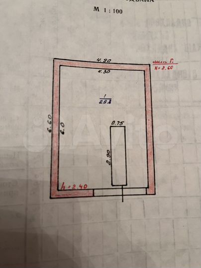 Гараж, > 30 м²