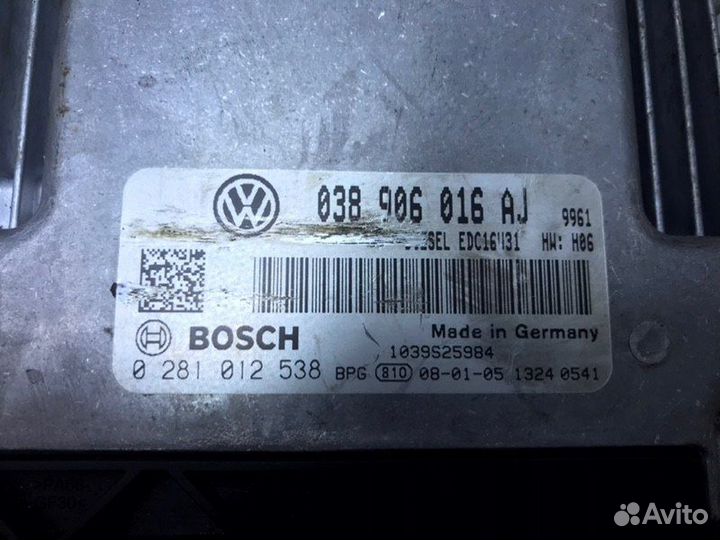 Блок управления двигателем Volkswagen Transporter