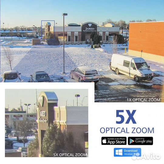 Уличная PTZ WiFi IP 5 MP камера