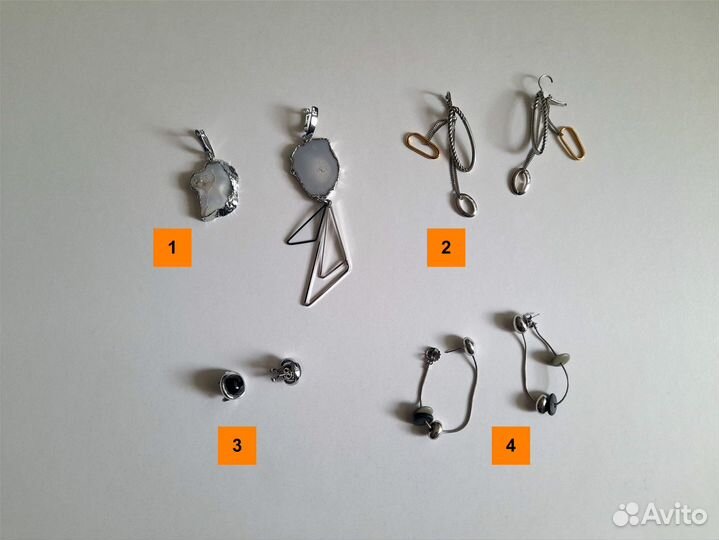 Серьги-пусеты (гвоздики) в ассортименте