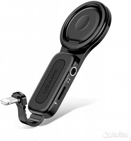 Usams адаптер audio 3,5 jack lightning