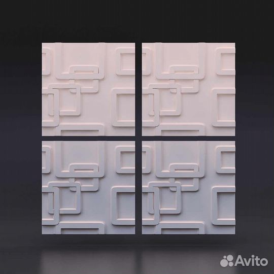 Гипсовая 3D панель 